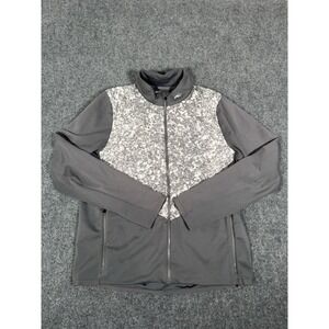 KJUS Jacket Mens Size 52 L Gray Release Full Zip Lightweight Puffy Pullover